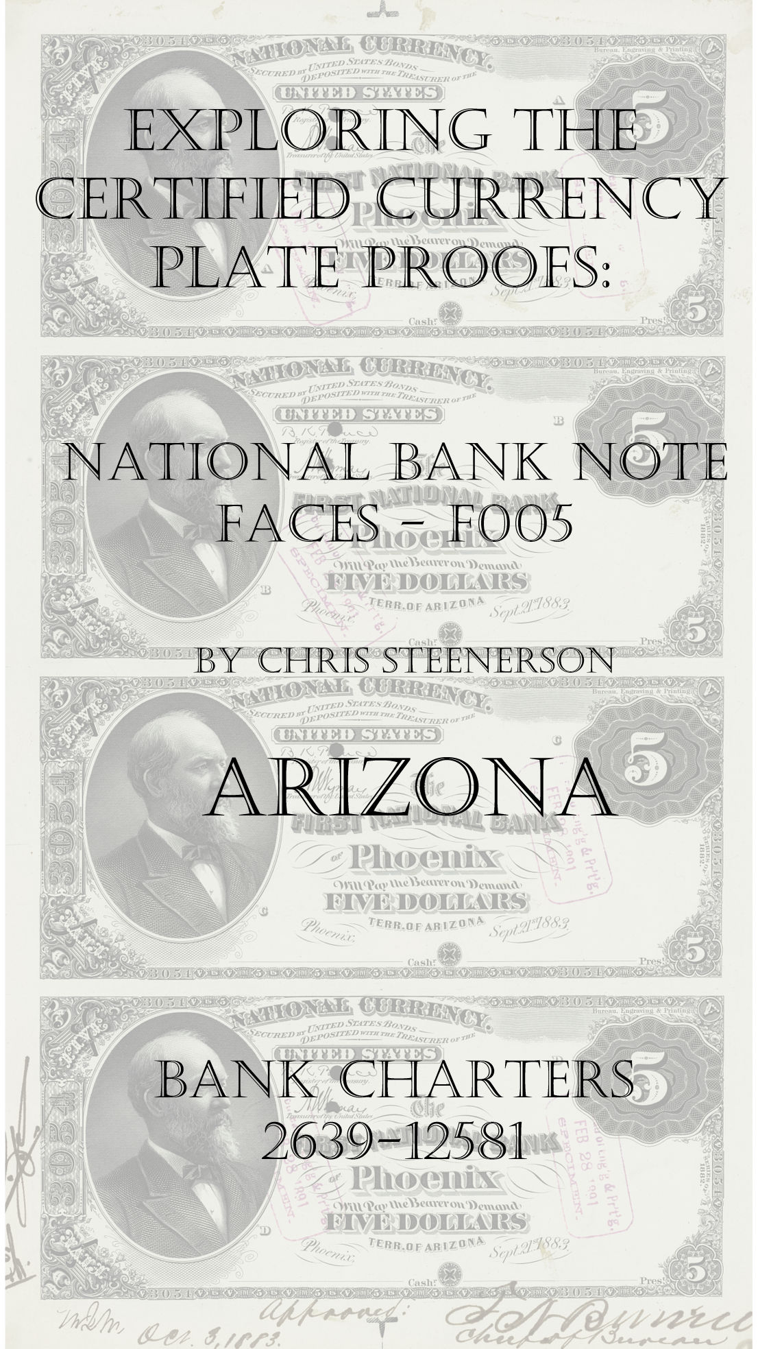 Arizona National Bank Note Currency Proofs