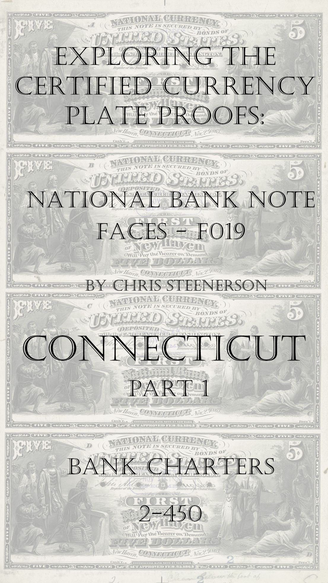 Connecticut National Bank Note Currency Proofs