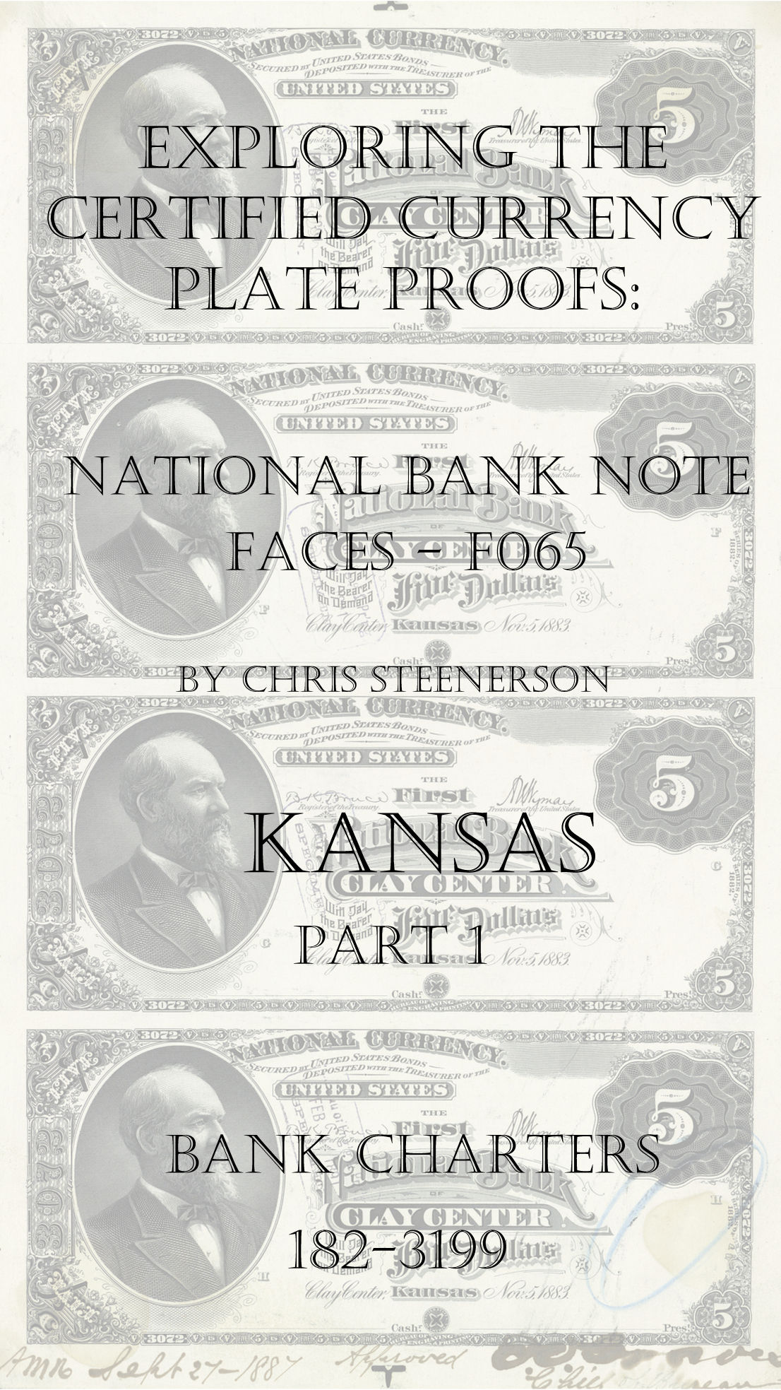 Kansas National Bank Note Currency Proofs