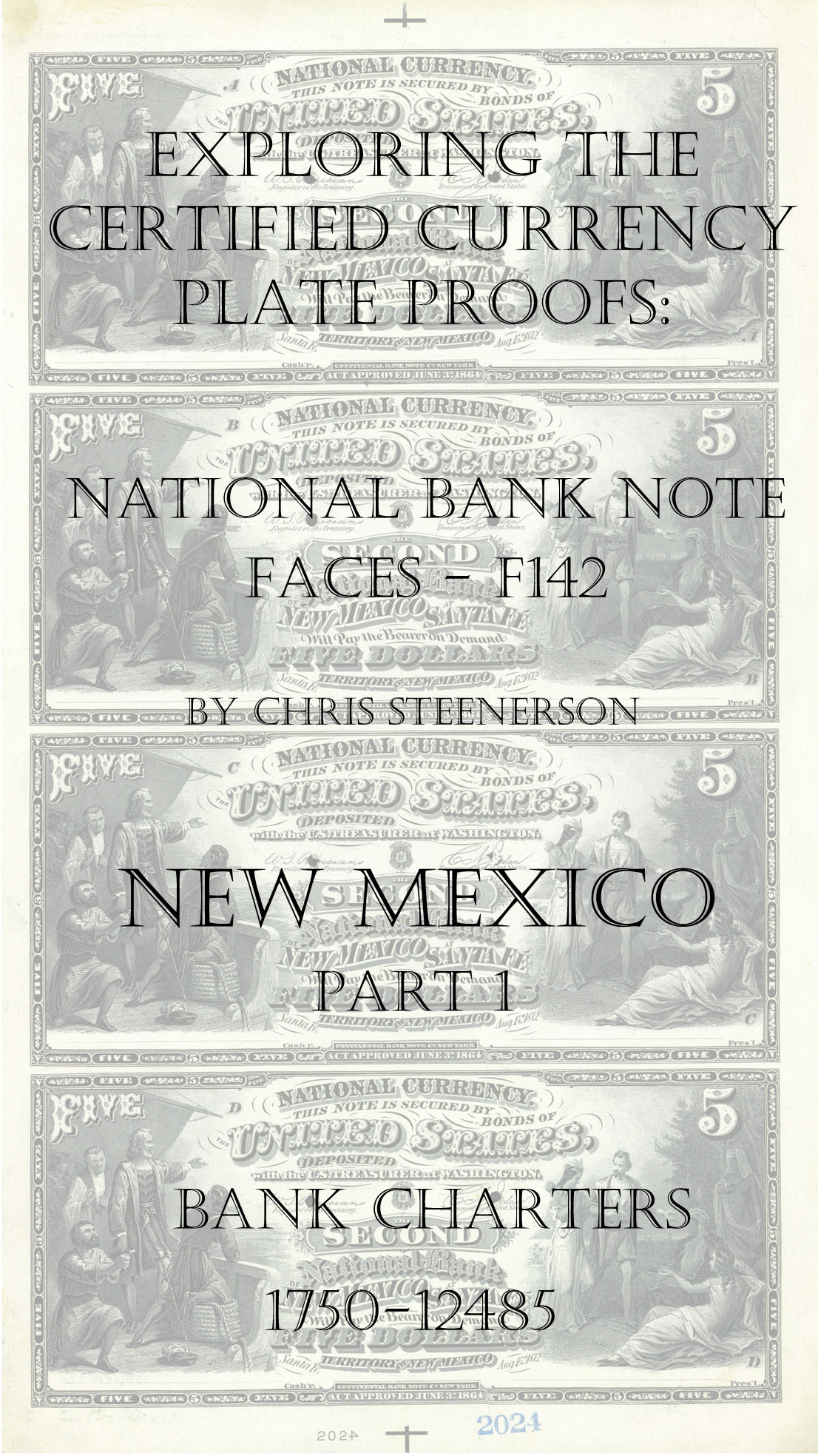New Mexico National Bank Note Currency Proofs