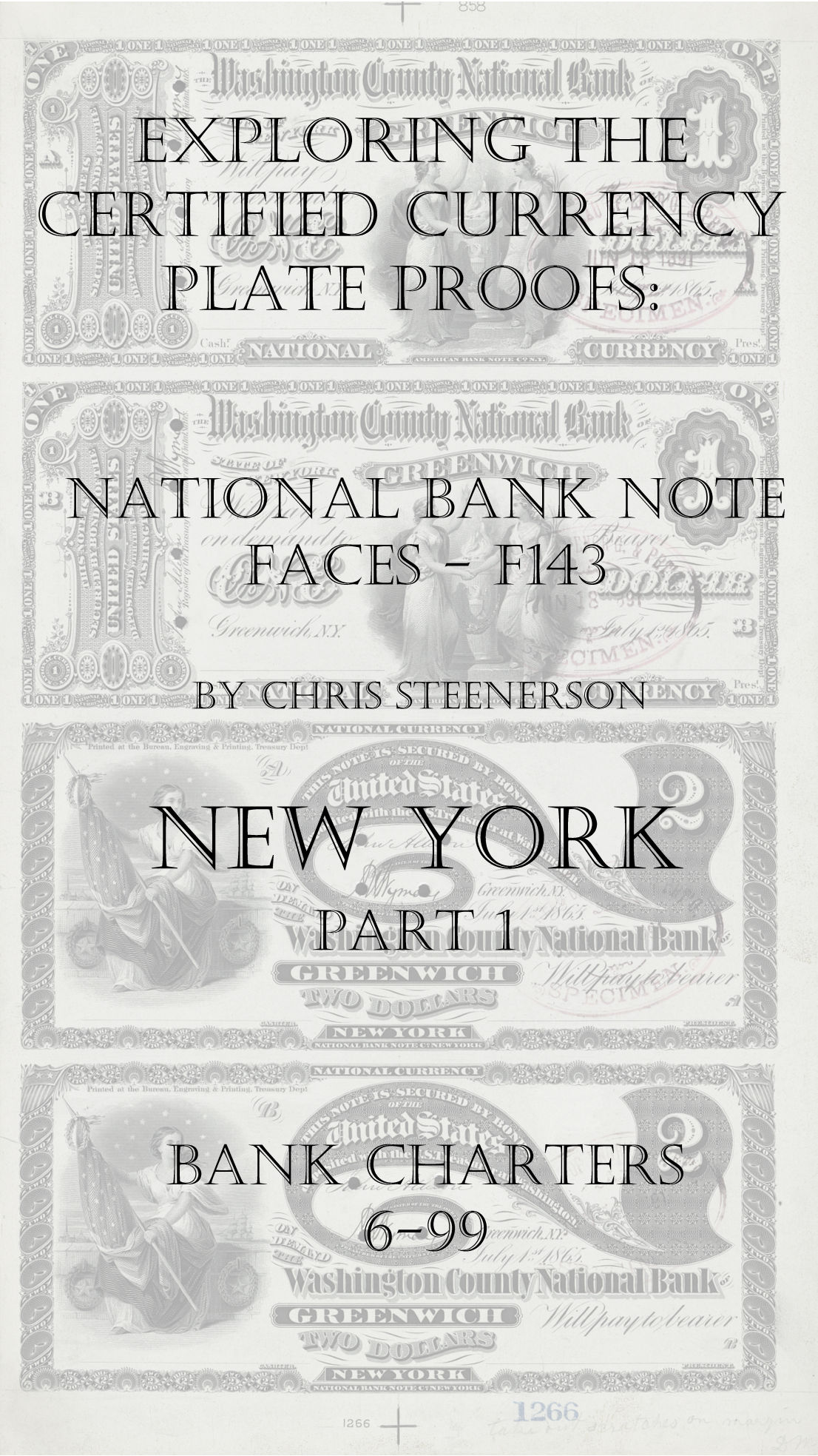 New York National Bank Note Currency Proofs