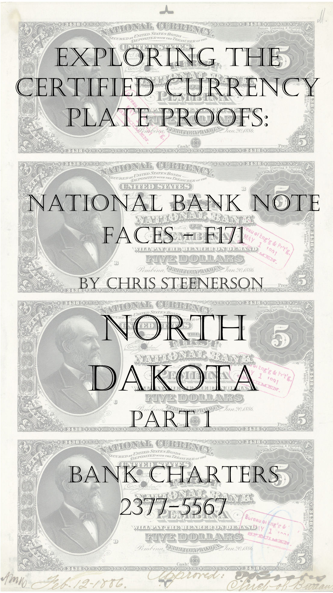 North Dakota National Bank Note Currency Proofs