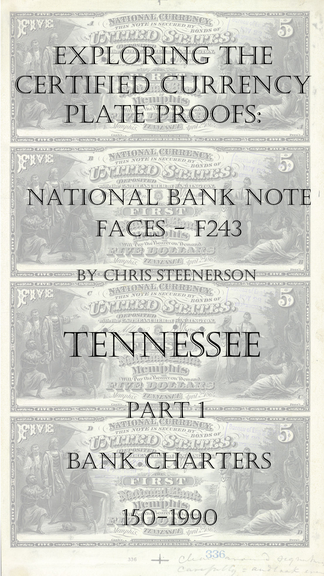 Tennessee National Bank Note Currency Proofs
