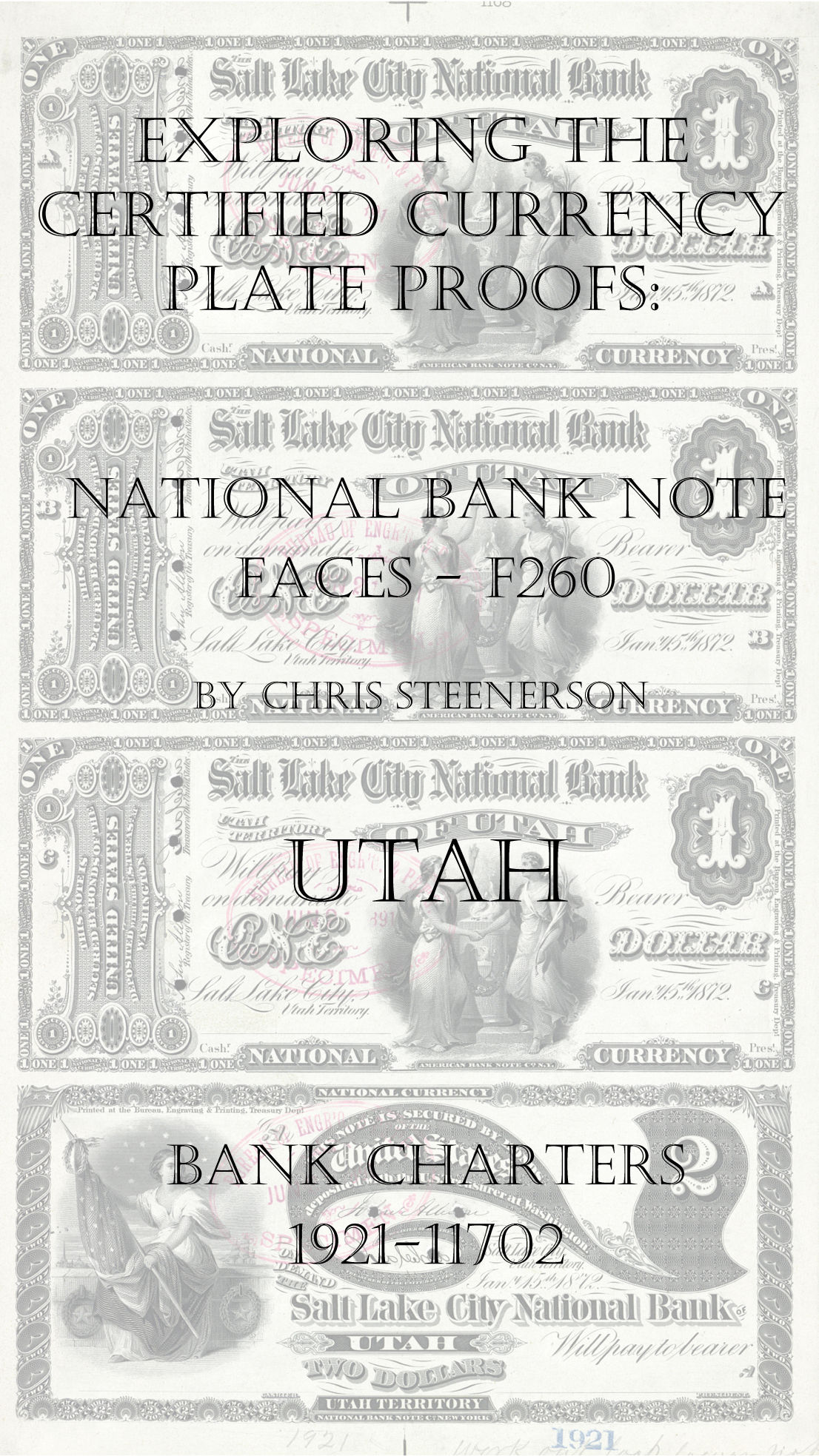 Utah National Bank Note Currency Proofs