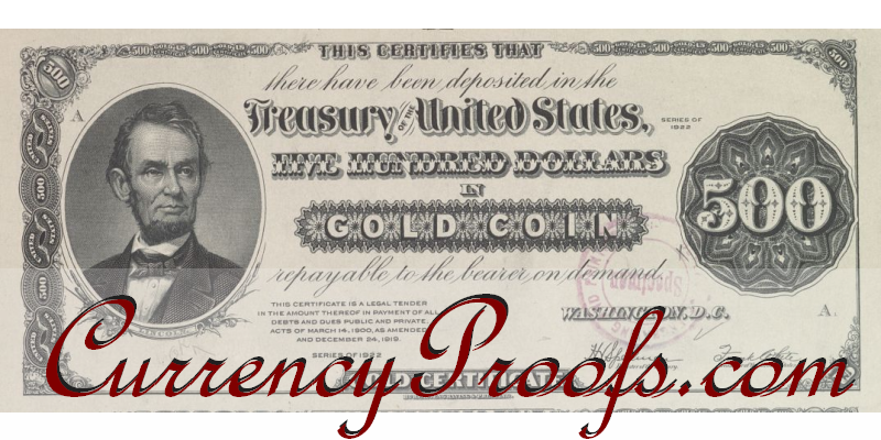 Currency Proofs